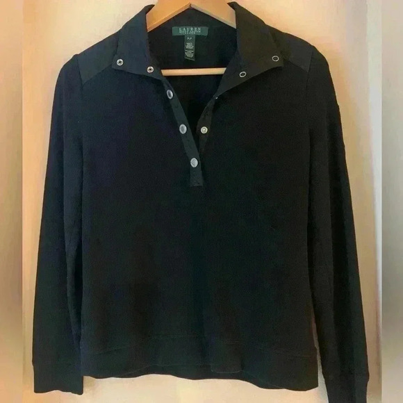 Ralph Lauren Black Pullover Sweater - Picture 1 of 8